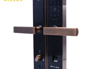 1. Khoá vân tay MILLER F5000 PLUS có thiết kế gọn dàng tay nắm dễ sử dụng