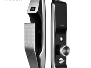 1. Khoá vân tay MILLER F9000 có thiết kế gọn dàng tay nắm dễ sử dụng