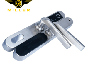 1. Khoá vân tay MILLER FA4000 có thiết kế gọn dàng tay nắm dễ sử dụng