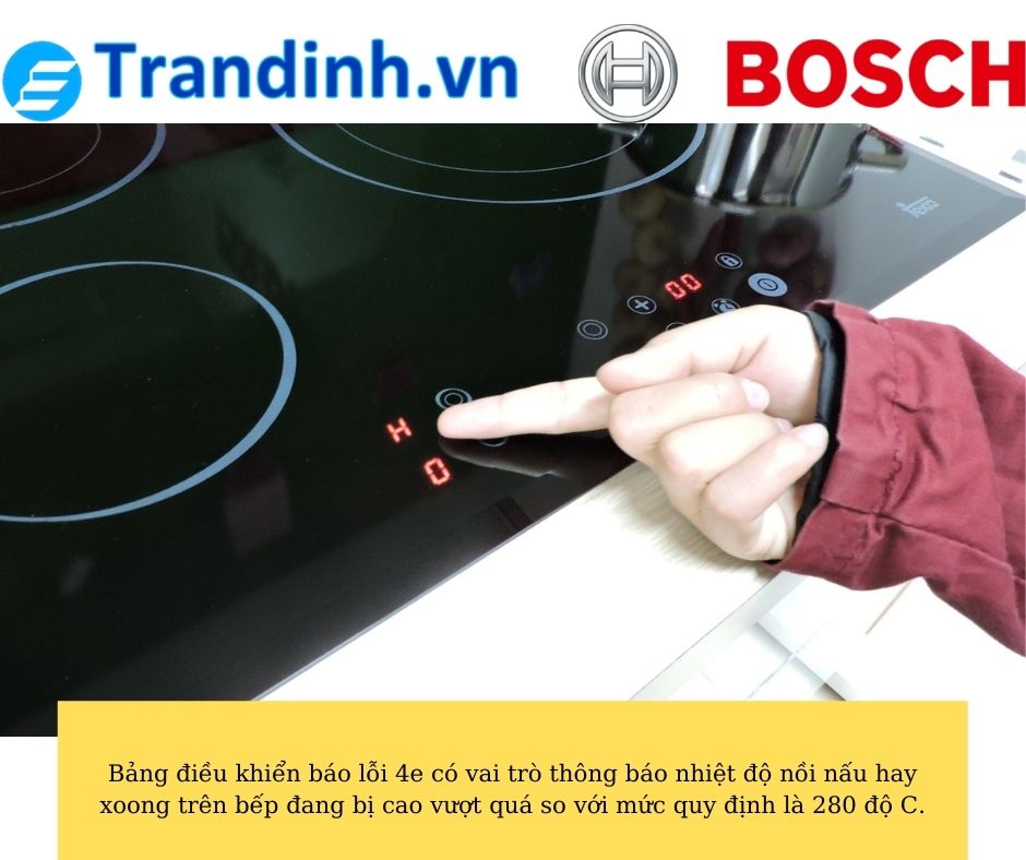 Bếp từ Hafele báo lỗi E4 là lỗi gì? Cách sửa như thế nào? 2 1. Lỗi E4 bếp từ Hafele là lỗi gì?