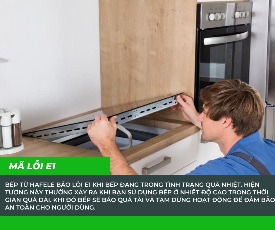 1. Nguyên nhân dẫn tới một số mã lỗi bếp từ Hafele
