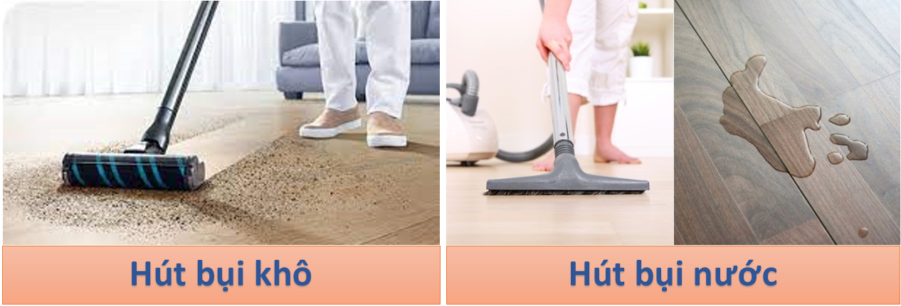 Bước 3: Thực hiện hút bụi