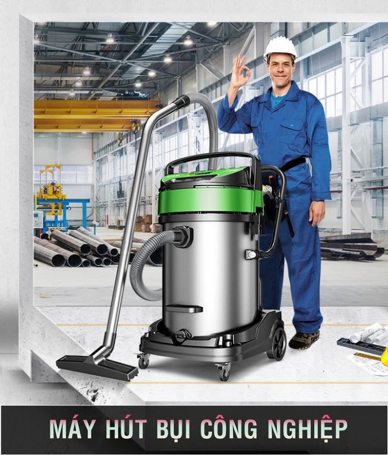 MÁY HÚT BỤI CLEAN TECH CT 270 9 Máy hút bụi công nghiệp 3 motor