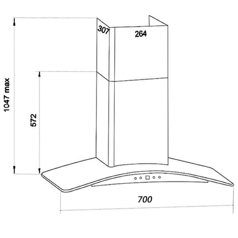 Máy hút mùi Faster FS 6688S 8 6. Thông số kỹ thuật máy hút mùi Faster FS 6688S