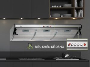 Máy hút mùi Teka C 9420 4 5. Bảng điều khiển với các nút bấm đơn giản