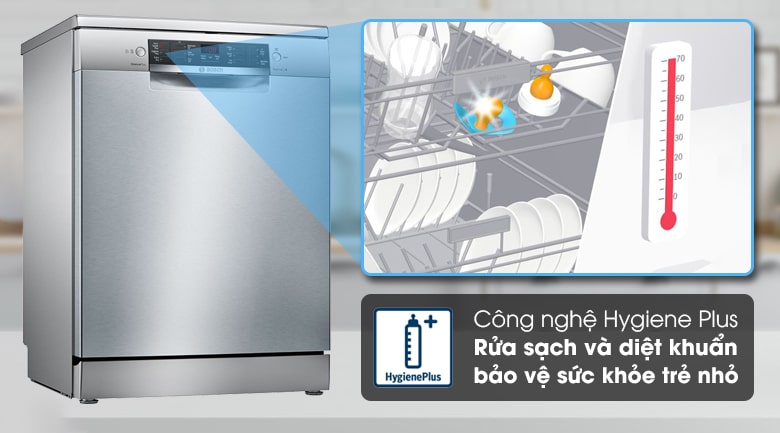 Top máy rửa bát Bosch Serie 6 bán chạy nhất năm 2022 6 Máy rửa bát Bosch SMS68UI02E