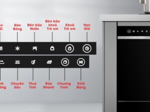 Máy rửa bát âm tủ Fujishan FJVN08-S10TB 8 bộ 5 4. Dẫn đầu về công nghệ với màn hình cảm ứng thông minh