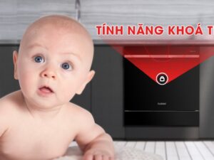 Máy rửa bát âm tủ Fujishan FJVN08-S10TB 8 bộ 9 8. Chức năng khóa trẻ em an toàn