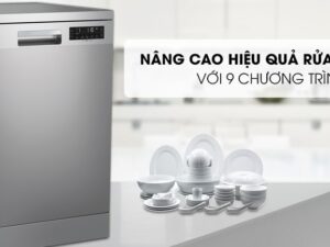 Máy rửa bát độc lập ELectrolux ESF6500LOX 12 bộ 4 Rửa chén hiệu quả với 9 chương trình rửa tân tiến