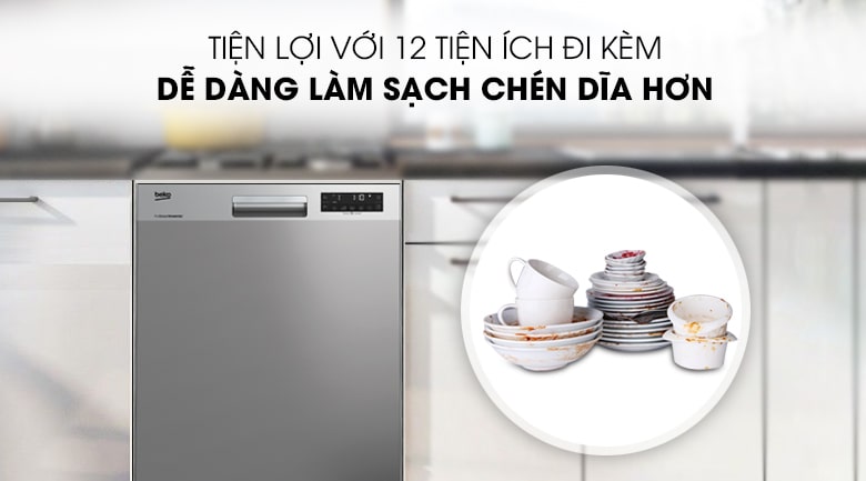 1. Review về dòng máy rửa bát Beko
