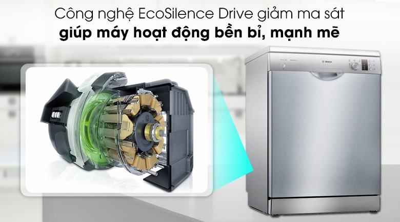 Máy rửa bát độc lập Bosch SMS25DI05E 8 4. Hệ thống Dosage Assist nâng cao hiệu quả rửa sạch chén, bát