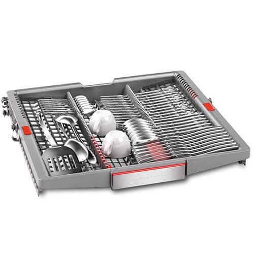 Máy rửa bát Bosch độc lập SMS88TI03E Serie 8 Sấy Zeolith 6 Tiết kiệm điện nước tiêu thụ với công nghệ rửa bán tải