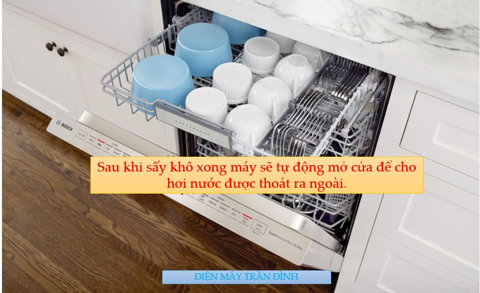 1. Giới thiệu về chức năng sấy máy rửa bát Bosch