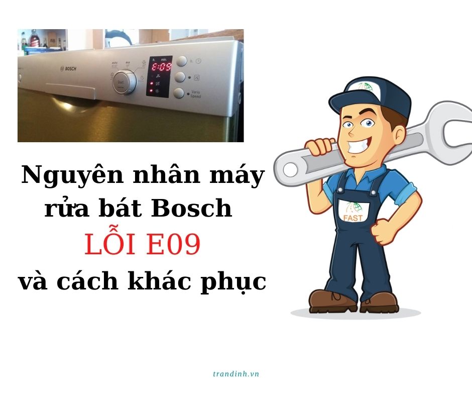 máy rửa bát Bosch lỗi E9