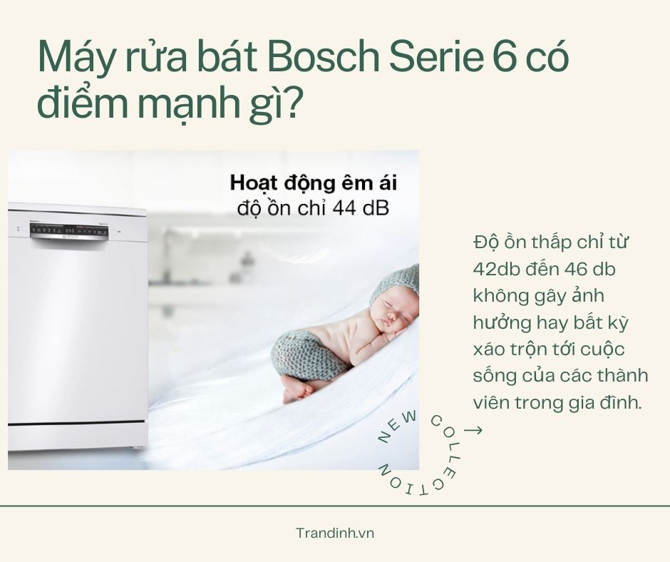1. Máy rửa bát Bosch Serie 6 có điểm mạnh gì?