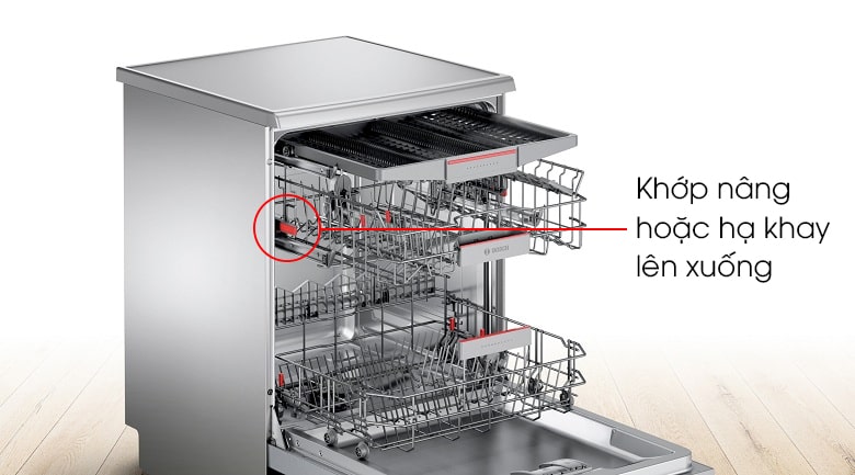 Máy rửa bát Bosch SMS46MI05E 13 10. Các tính năng nổi bật khác trên máy rửa bát Bosch SMS46MI05E