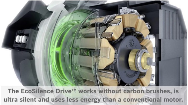 Máy rửa bát Bosch SMS6ZCI42E 7 6. Máy Rửa Bát Bosch SMS6ZCI42E hoạt động êm ái