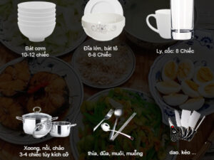 8. Máy rửa bát FUJISHAN 8 bộ FJVN08-S05F khối lượng bát đũa có thể xếp trong một lần rửa