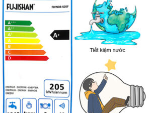 2. Máy rửa bát FUJISHAN 8 bộ FJVN08-S05F tiết kiệm điện tối ưu hiệu quả