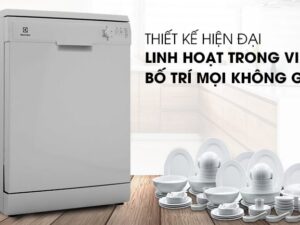 Máy rửa chén bát độc lập Electrolux ESF5202LOX 6 1. Máy rửa bát độc lập Electrolux ESF5202LOX có thiết kế hiện đại, thẩm mỹ