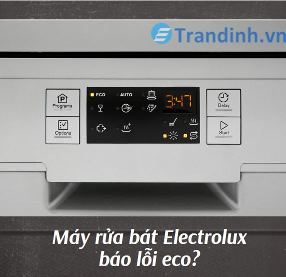 máy rửa bát Electrolux báo lỗi eco