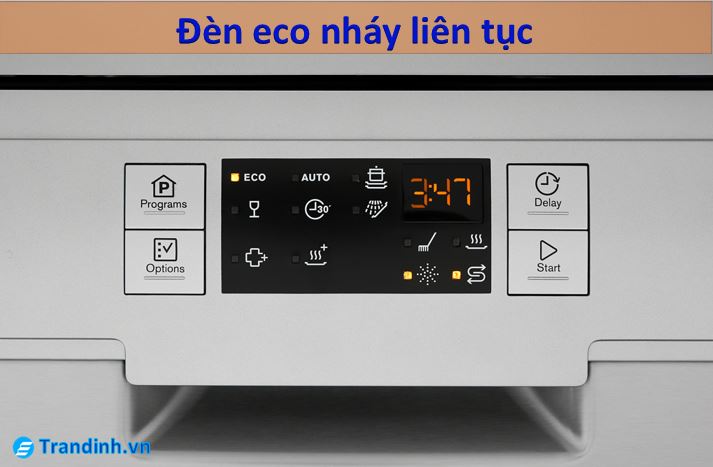 Nguyên nhân máy rửa chén Electrolux báo lỗi eco