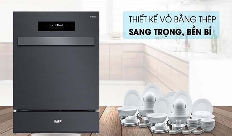 Máy rửa bát Kaff KF-BISMS8 (8 bộ) 5 1. Thiết kế độc lập sang trọng mang phong cách Châu Âu.