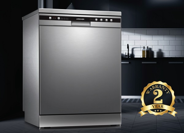 Máy rửa bát Kocher KDEU-8818 (12 bộ) 8 5. Bảng điều khiển siêu nhạy, thao tác dễ dàng.