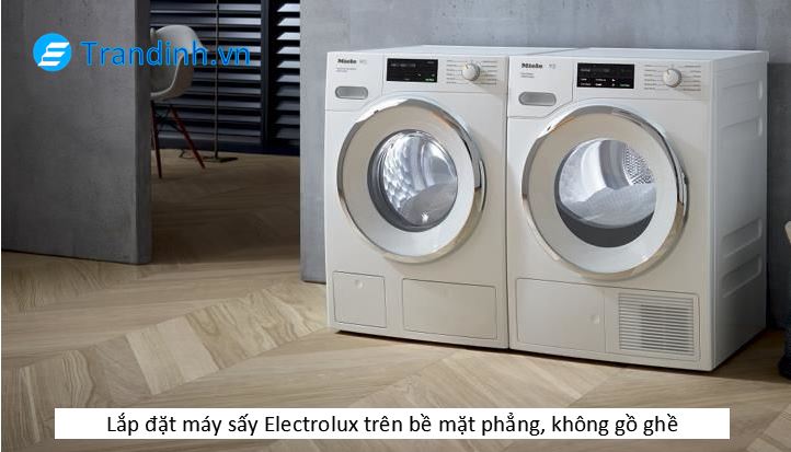 Cách khắc phục máy sấy Electrolux bị kêu, rung lắc mạnh