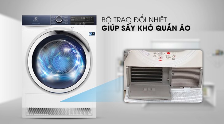 Máy sấy quần áo Electrolux Inverter có những loại nào? 4 Máy sấy Electrolux inverter dòng bơm nhiệt
