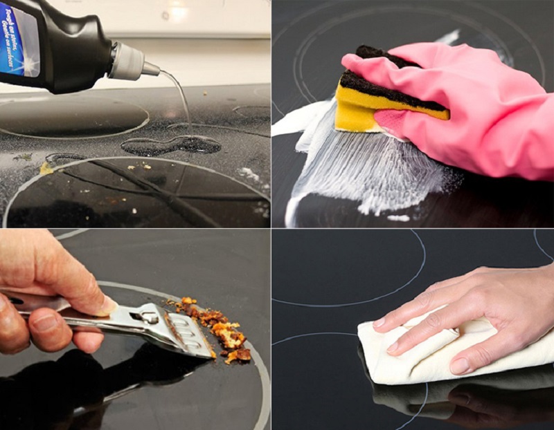 Mẹo sử dụng bếp từ Faster siêu tiết kiệm điện 7 Vệ sinh bếp thường xuyên