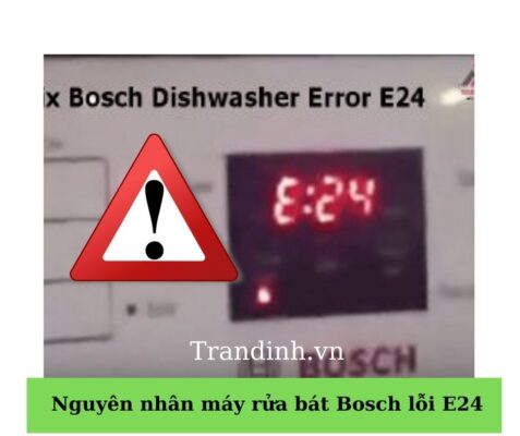 máy rửa bát Bosch lỗi E24