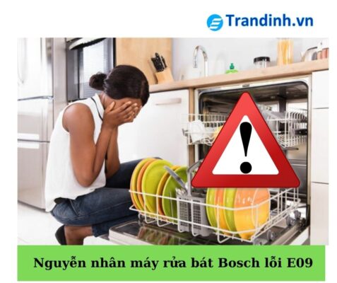 máy rửa bát Bosch báo lỗi E9