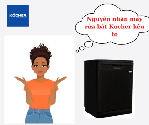 nguyên nhân máy rửa bát Kocher kêu to