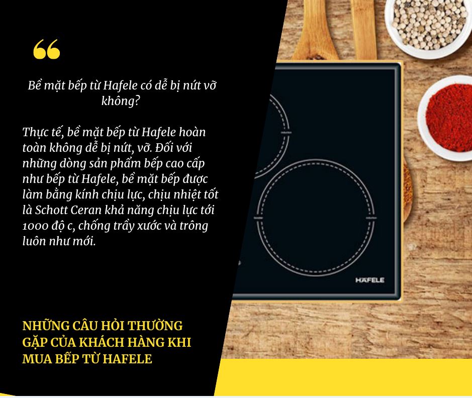 Những câu hỏi thường gặp của khách hàng khi mua bếp từ Hafele 1 câu hỏi thường gặp của khách hàng khi mua bếp từ Hafele