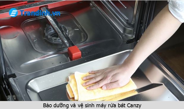 Cách bảo dưỡng và vệ sinh máy rửa bát Canzy