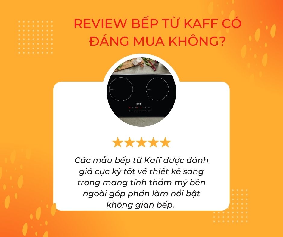 2. Review bếp từ Kaff về tính năng