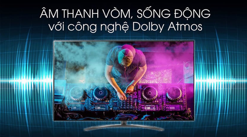 10. Tivi LG giá rẻ 75NANO86 sở hữu công nghệ Dolby Atmos mang đến trải nghiệm âm thanh sống động