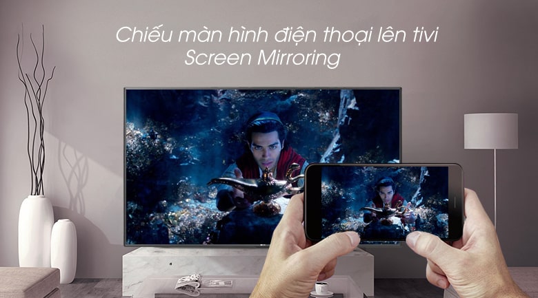 12. Smart Tivi LG 4K 50 Inch 50UP8100PTB | chiếu màn hình điện thoại lên tivi bằng tính năng Screen Mirroring
