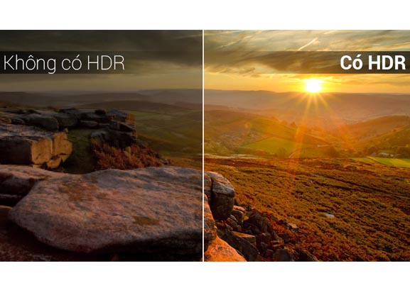6. Hình ảnh chân thực và sống động hơn với công nghệ HDR