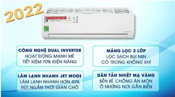 2. Điều hoà LG 2022 về tính năng có gì thay đổi so với dòng model cũ?