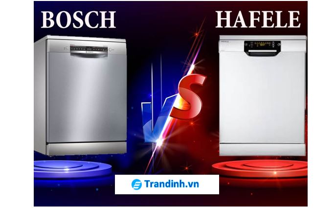 so sánh máy rửa bát Hafele và Bosch