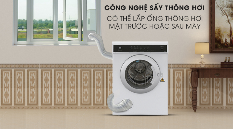 So sánh máy sấy Electrolux thông hơi và ngưng tụ 3 Máy sấy quần áo Electrolux thông hơi