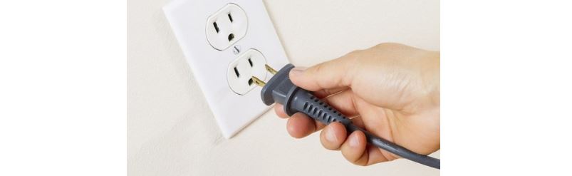 Tại sao máy rửa bát Fujishan không khởi động được? 3 Chưa kết nối nguồn điện