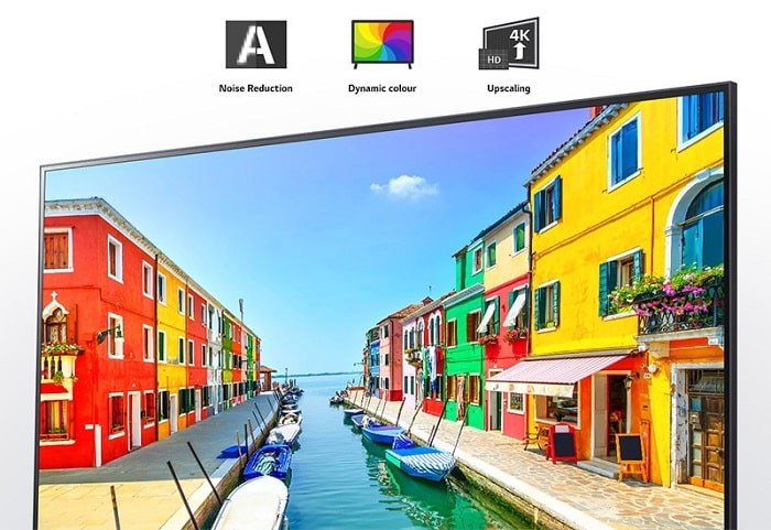 43Nano75TPA mang đến cho bạn khung hình 4K sắc nét gấp 4 lần Full HD