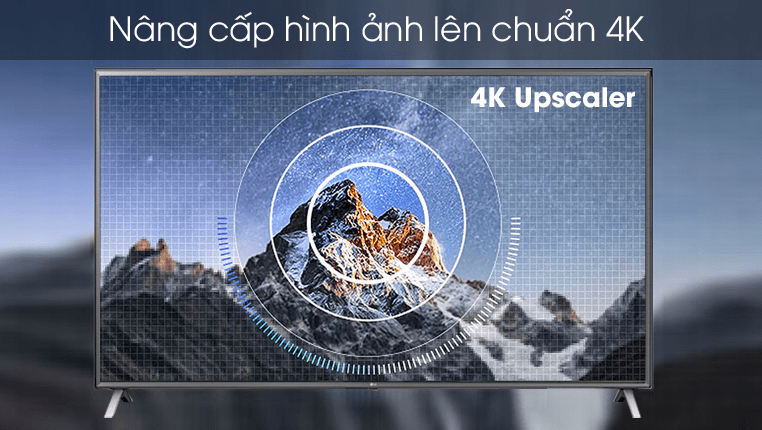 Công nghệ 4K Upscaler nâng cấp chất lượng hình ảnh đầu vào lên gần chuẩn 4K