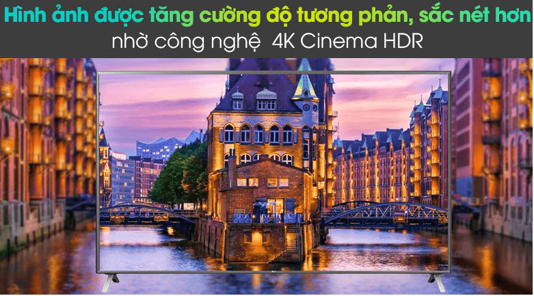 Công nghệ 4K Cinema HDR tăng cường độ sâu và chi tiết cho hình ảnh thêm sắc nét