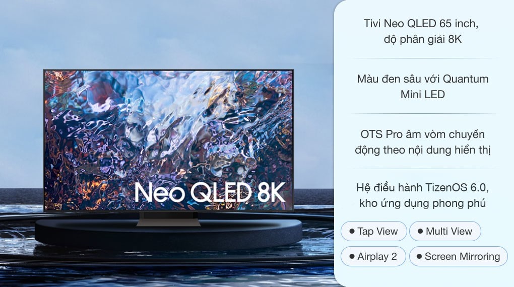 1. Smart Tivi Neo QLED 8K 65 inch Samsung QA65QN700A - Giá: 75.000.000đ
