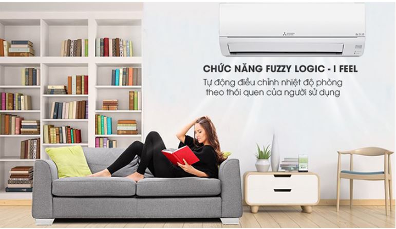 2. Điều hòa Mitsubishi Electric 12000BTU 1 chiều Inverter MSY-JP35VF