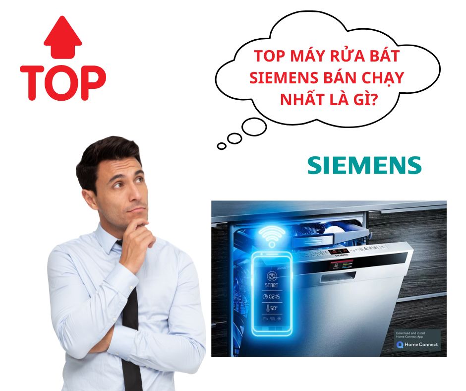 top máy rửa bát Siemens bán chạy nhất